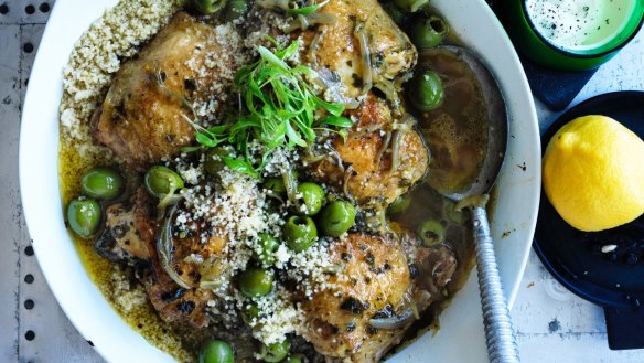 Neil Perry's Middle Eastern chicken casserole.