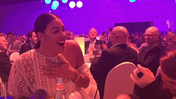Liz Cambage at the Million Dollar Lunch.