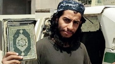 Abdelhamid Abaaoud, the suspected ringleader of the November 13 Paris attacks, in an Islamic State propaganda video.