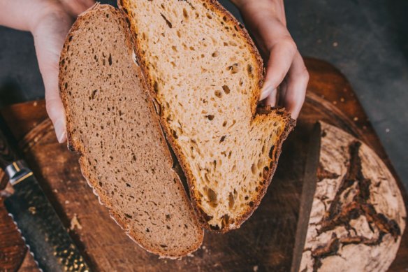 Dust bakery in Sydney mills flour on site. 