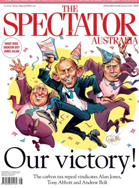 The Spectator Australia cover for July 12.