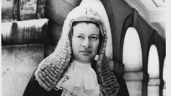 Geoffrey Robertson, QC, on the day he took silk in October 1991. 