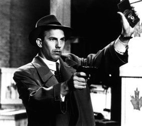 Kevin Costner as Eliot Ness in the movie The Untouchables.