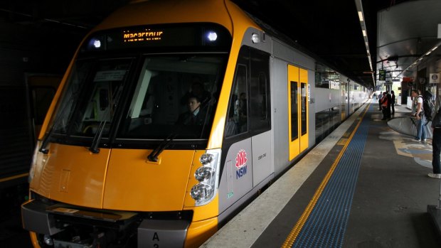 Slippery when wet: Train platforms are one of the biggest gripes of older travellers in Sydney.