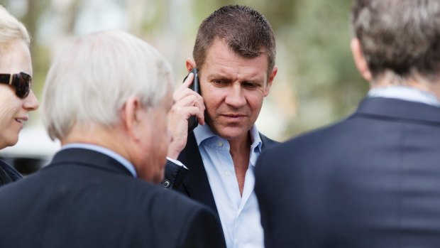 "My personal commitment to you": Mike Baird shares the love via test message.