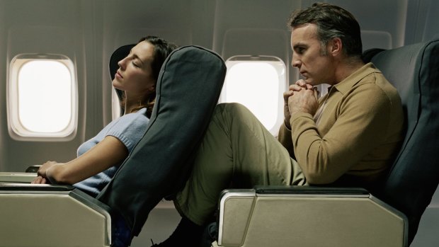 It's considered poor form to recline your seat on a short flight.