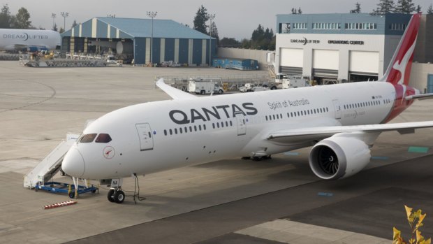Qantas has eight Dreamliners ordered in total.