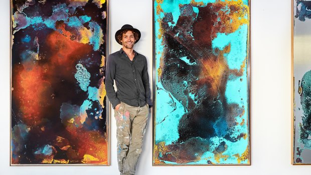 Artist Brett Weir, who met his partner in Zurich.