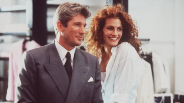 Richard Gere and Julia Roberts in Pretty Woman.