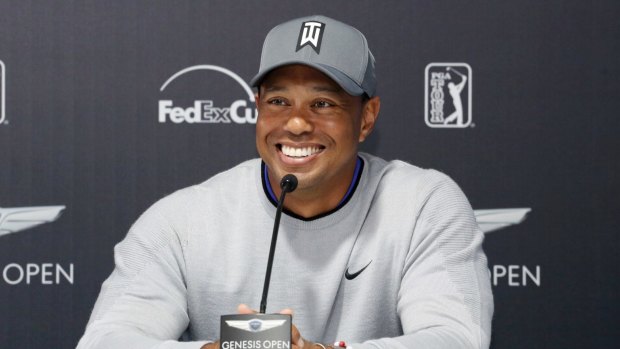 "I think now they're starting to see me as a competitor because I'm starting to come back again": Tiger Woods.