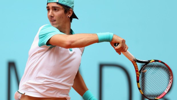 Career-high ranking: Thannis Kokkinakis is one of three teenagers ranked in the world's top 100.