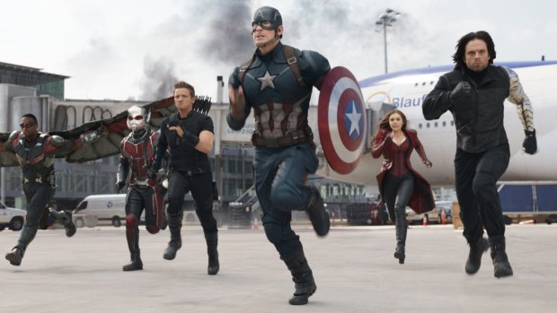 Marvel's latest <i>Captain America</i> movie, with production design by Owen Paterson.