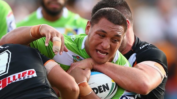Big return: Josh Papalii of the Raiders may receive a call-up for game three.