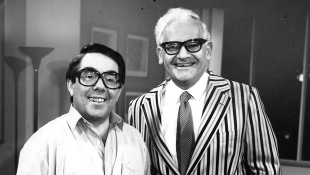 <i>The Two Ronnies</i> was a television favourite for 16 years with weekly audiences of 17 million.