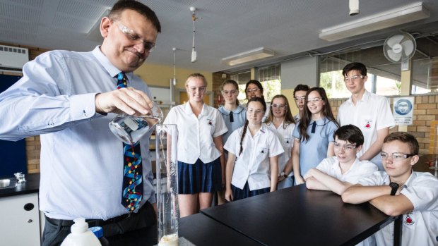 Kirrawee High School head teacher of science Brett McKay is this year's winner of the Prime Minister's prize for excellence in science teaching in secondary schools.
