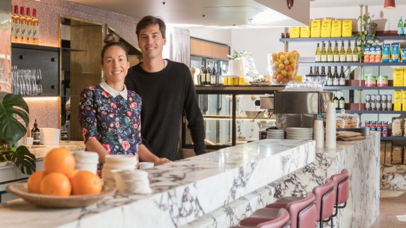 Siblings Katie and Michael McCormack at their Fitzroy North restaurant Lagotto in 2019.
