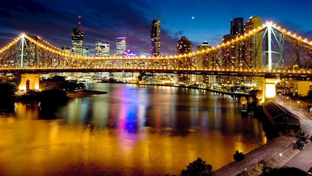 Turning 75... the Story Bridge.