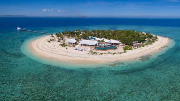 Malamala Beach Club is a world-class day escape on tiny Malamala Island.