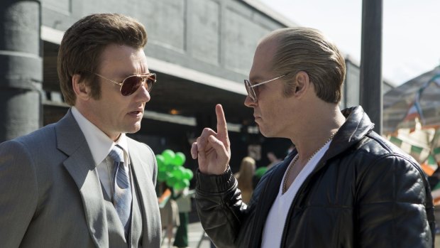 Joel Edgerton plays corrupt FBI agent John Connolly to Johnny Depp's gangster in <i>Black Mass</i>.