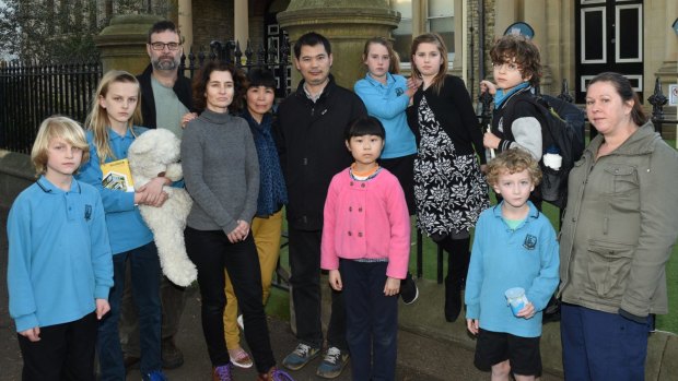 Students and parents at Bourke Street Public School are concerned about a possible merger.