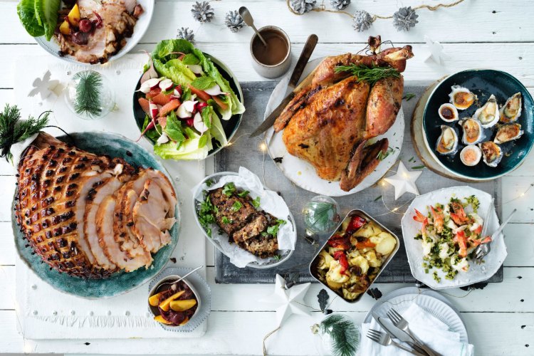 Feast your eyes on this festive meal.