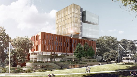 The new school will look over Prince Alfred Park.