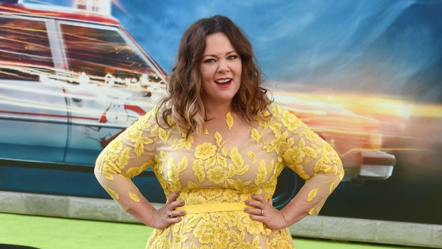 Melissa McCarthy at the premiere of Ghostbusters.