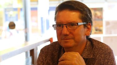 Artist John Kelly has lunch with Age journalist Kylie Northover at CoDo. 