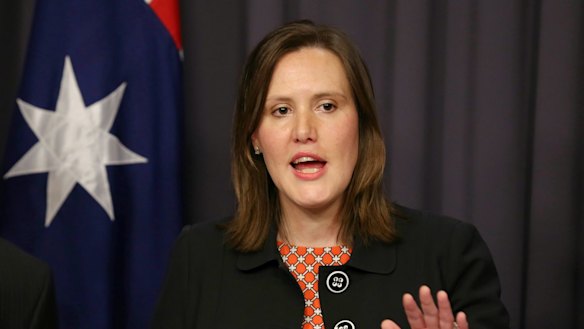 Minister for Revenue and Financial Services Kelly O'Dwyer.