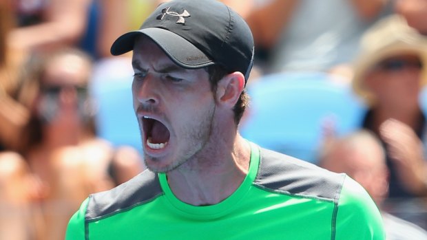 Through to the next round: Andy Murray.