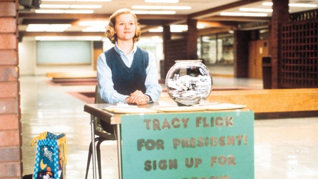 Tracy Flick on the hustings in Election.
