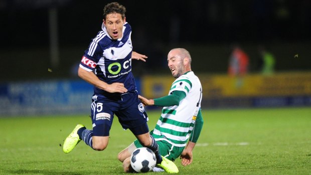 Mark Milligan, left, is set to pull on the navy blue colours again after a long break.