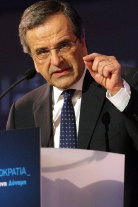 Greek Prime Minister Antonis Samaras.