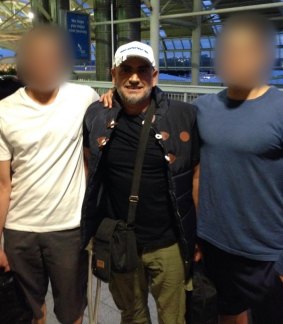 Khaled Khayat, pictured at Sydney Airport in 2014, is one of the men arrested.