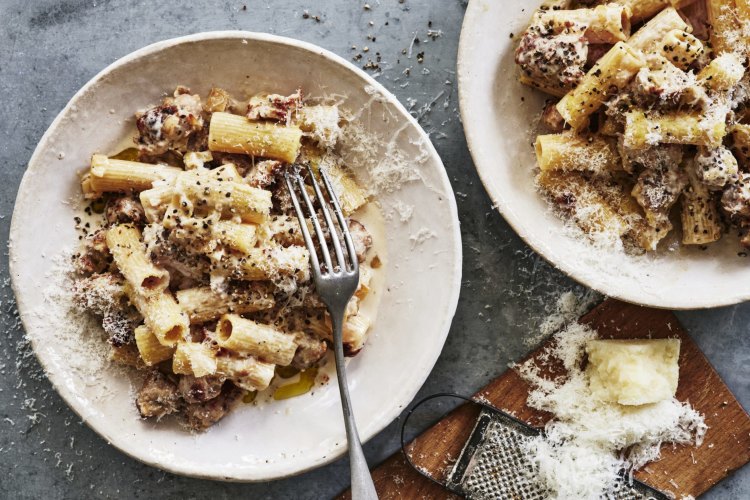 Julia Busuttil Nishimura's pasta alla norcina.