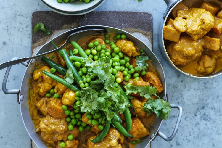 Butter vegetable curry.