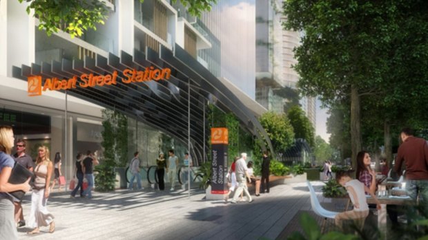 Cross River Rail is Labor's solution to removing a bottleneck across the Brisbane River, including a new station at Albert Street.