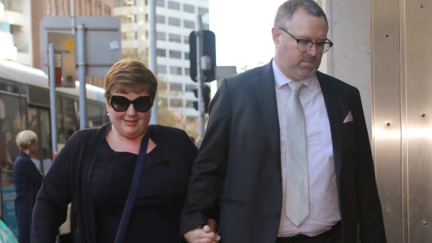 Hostage Louisa Hope arrives to the Lindt Cafe Siege Inquest.