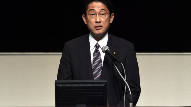 Japanese Foreign Minister Fumio Kishida has announced an aid package for Rohingya migrants who have fled Myanmar, where they face discrimination and persecution. 