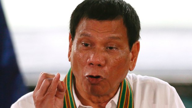 "Instead of helping us, the first to hit was the State Department," Rodrigo Duterte said.