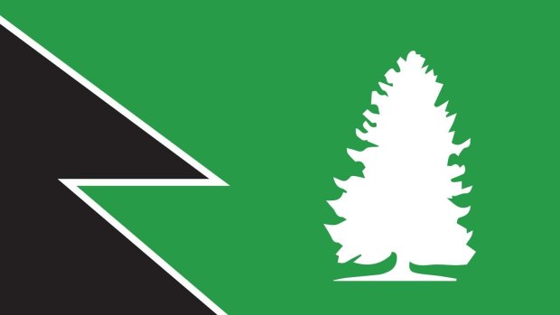 Scott Kelly's design for the flag of fictional planet Endor from Star Wars.