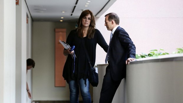 Tony Abbott and his chief-of-staff Peta Credlin in 2013.