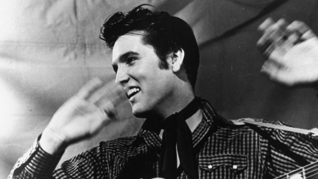American rock 'n' roll legend Elvis Presley in 1957.