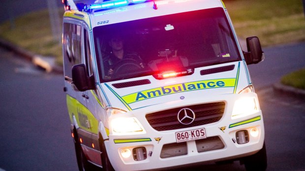 A man has died after a bicycle and truck collided in Acacia Ridge.