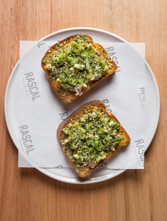 If you're popping in for a snack, don't miss the crab toast.