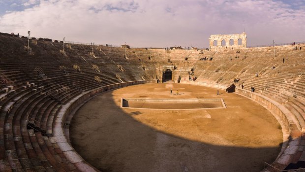 The roman amphitheatre of Verona.