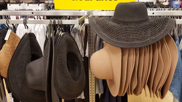 Wide brimmed hats from Target 
