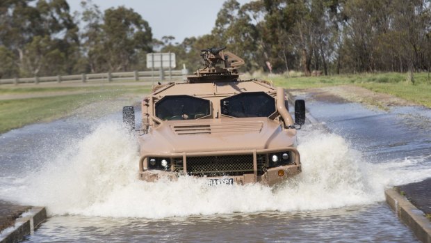 The army's new Hawkei off-roader is put through its paces. But does it come in black?