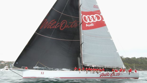 Wild Oats XI's damaged mainsail forced it out of this year's event.