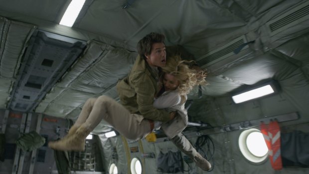 Zero gravity: Tom Cruise and Annabelle Wallis take a risk on <i>The Mummy</i>.